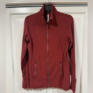 Near NEW super soft lululemon Women's Brick Red Jacket
